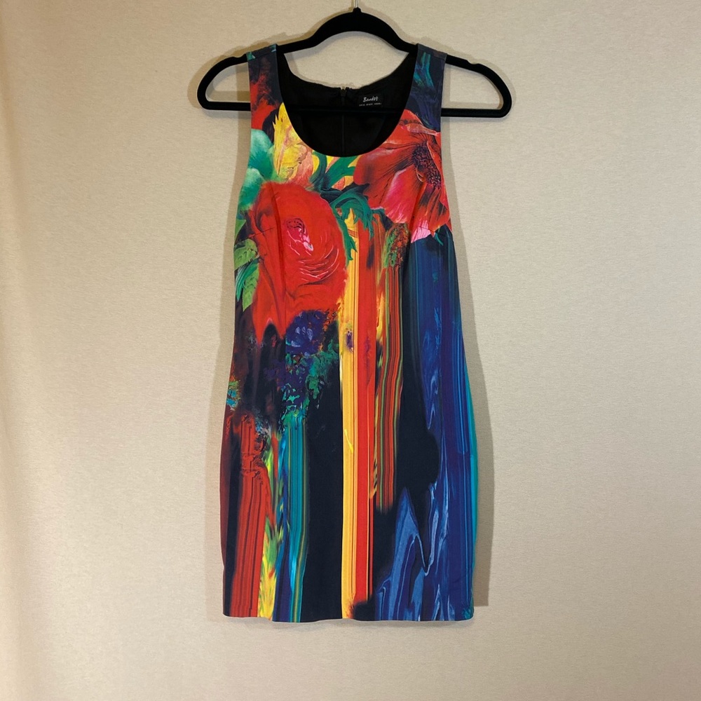 Bardot Roses Colorful Dress